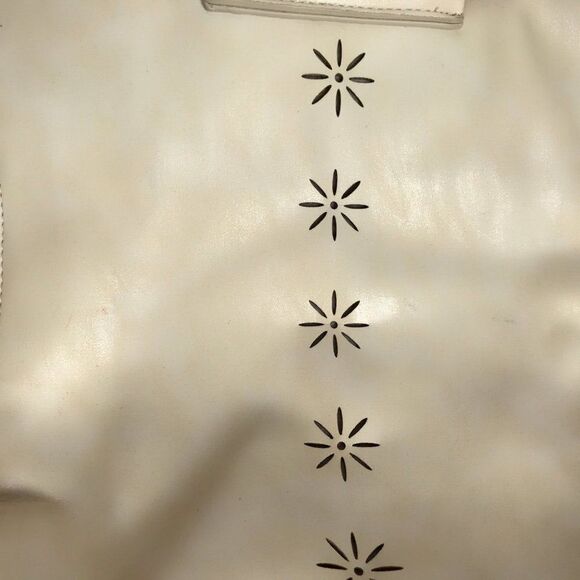 Vintage Y2K Cream Boho Cottagecore Crossbody Purse Fairy Coastal Chic Handbag - Picture 7 of 7